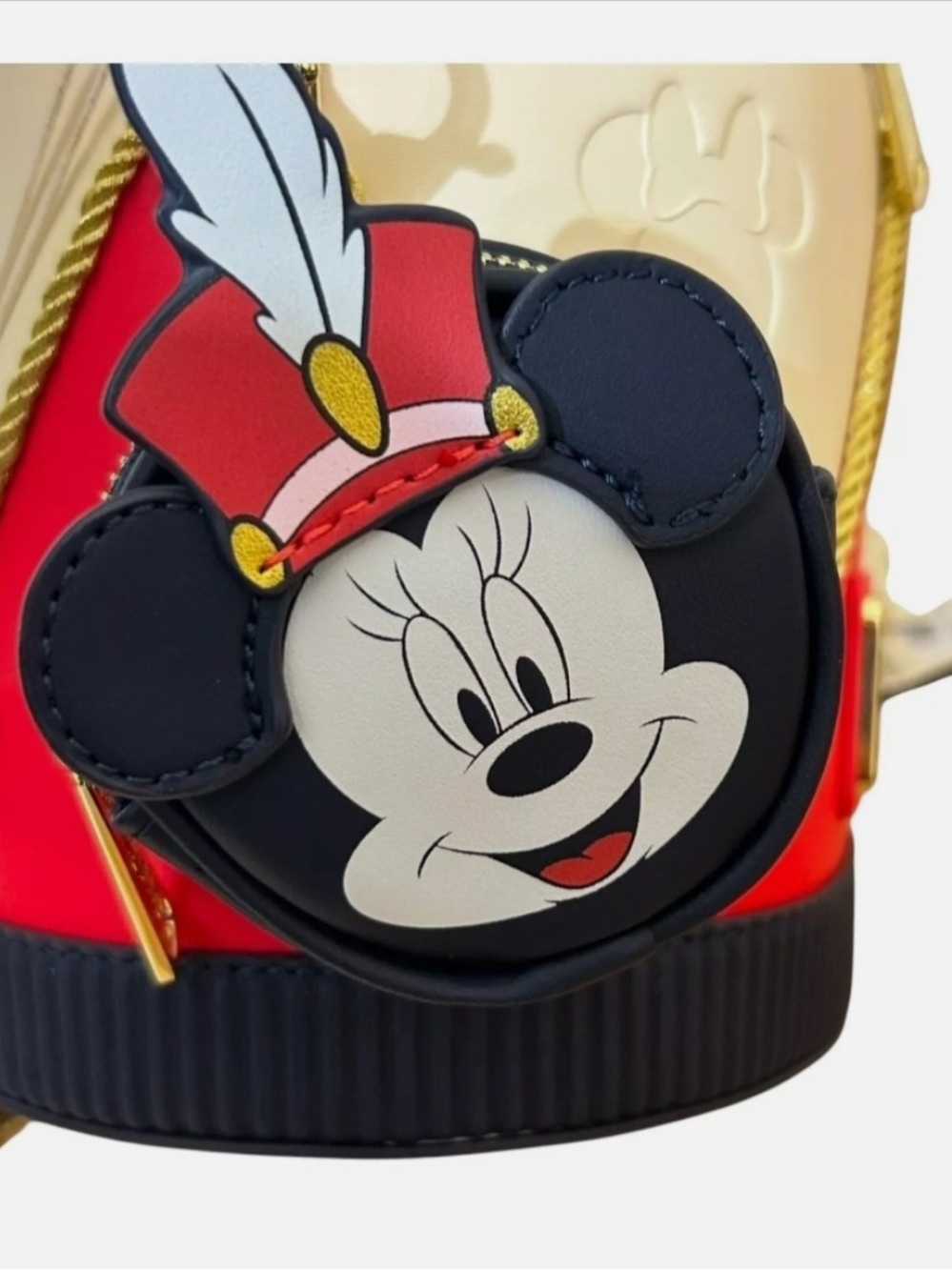 Brand New Disney Loungefly Minnie Mouse Drum Crossbody Bag - Picture 10 of 16
